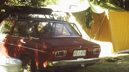 Camping in Mildura Nissan1200