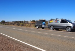 Road shoots from our over night bush camp to Leigh Creek