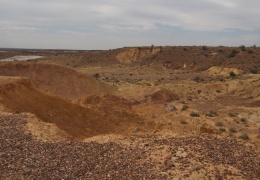 Ochre pits were much prized for trade amoungst the local peoples