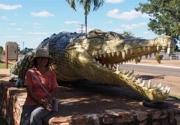 Normanton Big Croc in outback Queensland