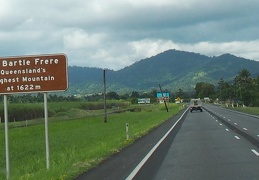 Innisfail sits below Mt Bartle Frere
