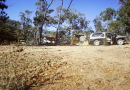 Camping in outback, back of Cairns Queensland