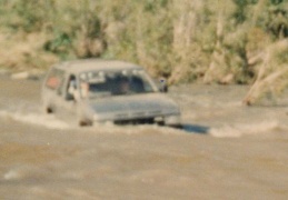 River crossing close-up Pathfinder