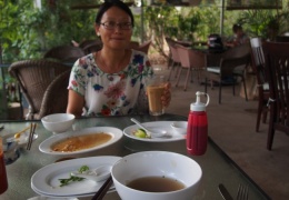 The food at Alice Springs Vietnamese restaurant is OK