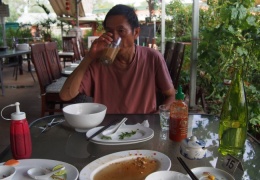 The food at Alice Springs Vietnamese restaurant is OK